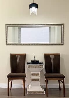 Ambiente de atendimento do escritório